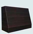 Slope Front Bronze Custom Range Hood